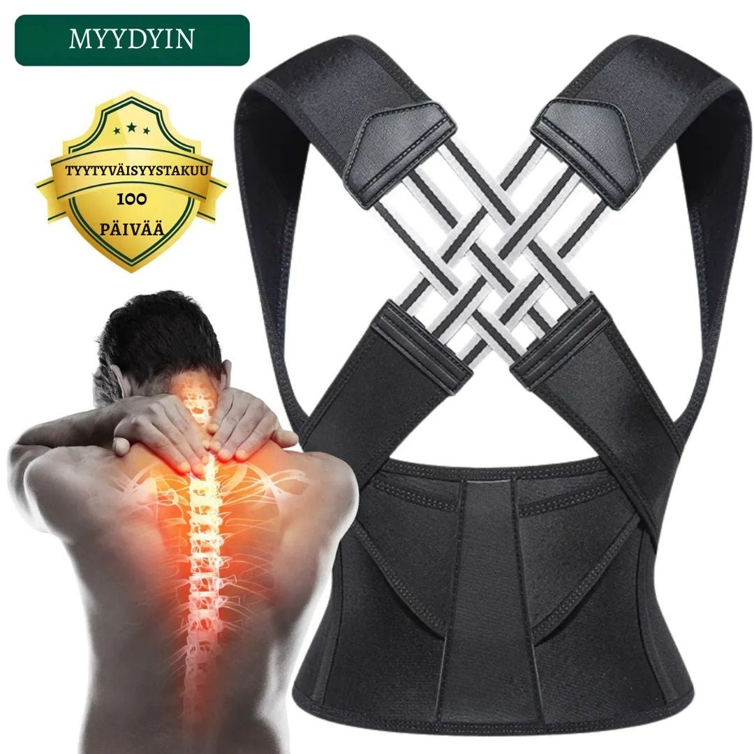 RakRygg Hållningsstöd – bekvämt stöd för rygg & axlar