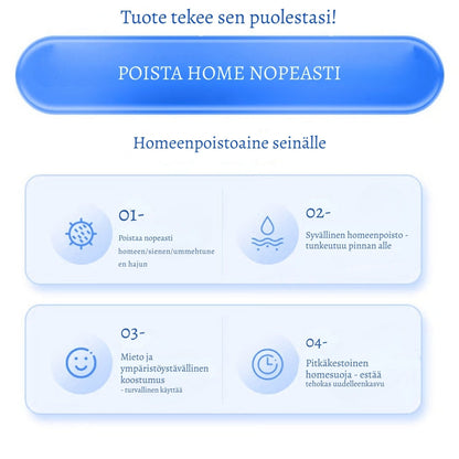 HomePuhdas – poistaa homeen ilman hankausta