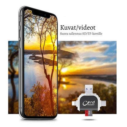 TiedonSiirto Pro – 4-in-1 Muistikortinlukija